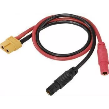 Reely cable de carga conector hembra XT60 a 2x banana 4mm 30cm RE-7104525