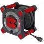 Sygonix SY-10236123 alargador enrollable 25m 4 tomas Schuko negro
