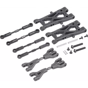 Reely RE-7083024 set de brazos de suspensión (2 unidades) – repuesto de suspensión para coches RC
