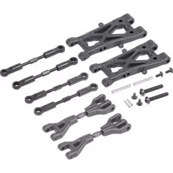 Reely RE-7083024 set de brazos de suspensión (2 unidades) – repuesto de suspensión para coches RC