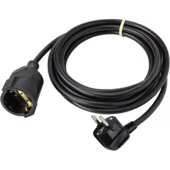 SYGONIX SY-4872632 Cable alargador 16 A negro 3,00 m