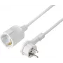 Sygonix SY-7165300 Cable de extensión 16 A blanco 5 m H05VV-F 3G 1,5 mm²