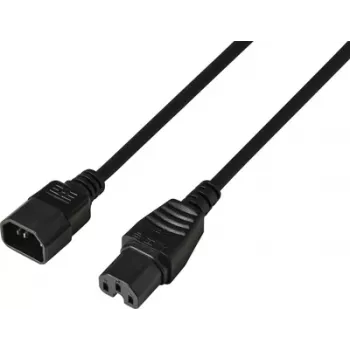 Sygonix SY-7154268 Cable de alimentación CEE 7/7 a IEC C13 3 m negro