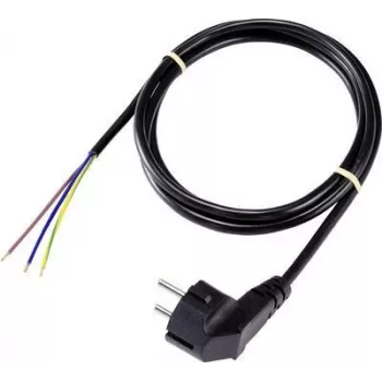 Sygonix SY-5043478 Cable de alimentación CEE 7/7 a IEC C13 2 m negro