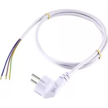 Sygonix SY-5043486 Cable de conexión eléctrica CEE 7/7 a IEC C13 blanco 1,5 m