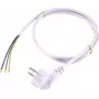Sygonix SY-5043486 Cable de conexión eléctrica CEE 7/7 a IEC C13 blanco 1,5 m