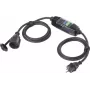 Sygonix SY-6052178 alargador con interruptor diferencial portátil PRCD 230 V/AC 3 m negro IP44