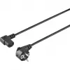 Sygonix SY-5042718 cable de conexión para aparatos CEE 7/7 a IEC C13, 1,5 m, negro
