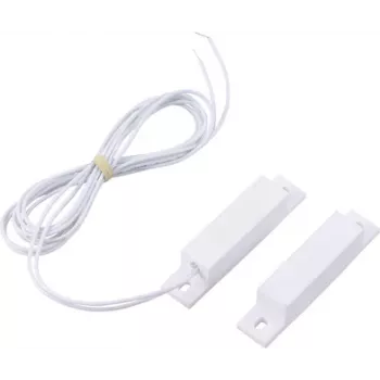 Sygonix SY-6056896 contacto magnético NC 24 V/DC blanco para puertas/ventanas máx. 15 mm
