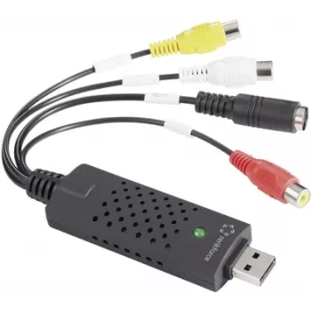 Renkforce RF-VC-120 capturadora de vídeo con software de edición de vídeo, Plug and Play (RF-5044660)