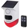 Sygonix mini sistema de alarma blanco rojo con detector de movimiento PIR LED y mando a distancia (SY-6515320)