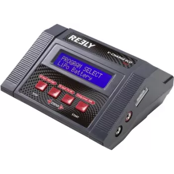 Reely V-Charger ECO 80 cargador multifunción para baterías RC 80W AC/DC LiPo LiIon LiHV NiMH NiCd Pb Pb-Ca RE-7570029