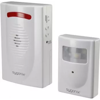 Sygonix SY-5045276 detector de movimiento PIR con alarma de 120 dB y LED