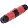 Sygonix SY-6748350 Conector de cables resistente a la intemperie de 3 polos con terminales de conexión, IP68, 450 V, 24 A, Negro