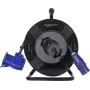 Sygonix SY-6684366 Alargador enrollable negro con conector CEE caravana 25 m H07RN-F 3G2.5