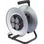 Sygonix SY-6746422 Alargador enrollable vacío 50m negro/azul