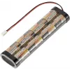 Reely Batería NiMH para emisor 9,6V 2400mAh 8 celdas Sub-C Stick Futaba RE-7851444