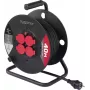 Sygonix SY-10236132 Tambor de cable 25 m H05VV-F 3G1.5 4 tomas Schuko negro