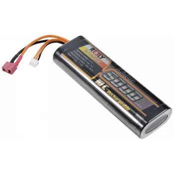 Reely Pack de batería Li-Ion 7,4V 5000mAh 2S 10C Hardcase conector T RE-7856532