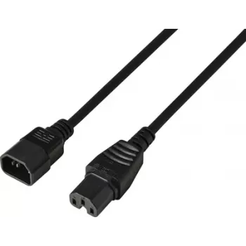 Sygonix SY-7154356 Cable de alimentación CEE 7/7 a IEC C13 1,8 m Negro