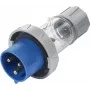 Sygonix SY-5873150 Conector macho CEE para caravana 32 A 3 polos 230 V/AC IP67 Transparente