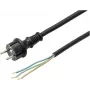 Sygonix SY-6029108 Cable de alimentación Schuko a IEC C13 3m Negro