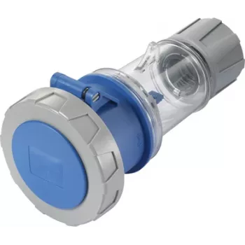 Sygonix SY-5873154 Conector hembra CEE-CARA 32A 3 polos 230V/AC IP67 sin tornillos azul