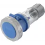Sygonix SY-5873154 Conector hembra CEE-CARA 32A 3 polos 230V/AC IP67 sin tornillos azul