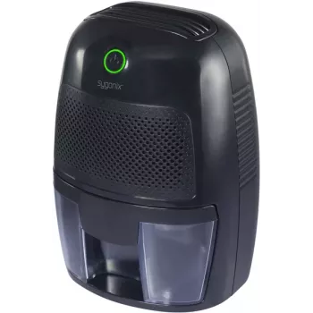 Sygonix SY-4749404 deshumidificador de aire Peltier 250 ml/día para estancias de hasta 20 m², depósito 500 ml, negro