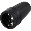 Sygonix SY-6618472 conector hembra Schuko TPE 250 V/AC negro