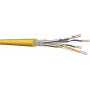 Draka YelloNet 1000 Cat.7 cable de datos, simplex, 1000 MHz, 4x2xAWG23/1, Cca, bobina de 500 m 60112099