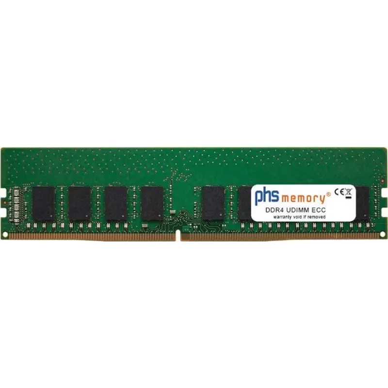 PHS-memory 32GB DDR4 ECC UDIMM 2666MHz PC4-2666V-E RAM de servidor para Asus RS300-E10-PS4 SP501898
