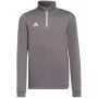 adidas Entrada 22 camiseta de entrenamiento niños sudadera gris H57549 talla 140