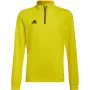 adidas Entrada 22 chaqueta de entrenamiento niños sudadera amarilla HI2133 128cm