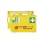 Söhngen botiquín de primeros auxilios DIN 13157 C, ABS plástico naranja, montaje en pared, resistente al polvo y a las salpicaduras, recargable, para hasta 20 personas 0371096