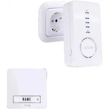 m-e modern-electronics 41098 set de timbre inalámbrico