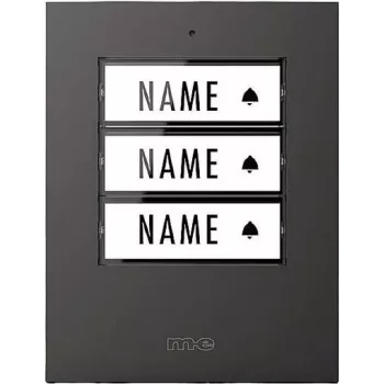 M-E Modern-Electronics 41307 emisor de timbre inalámbrico iluminado con placa de identificación
