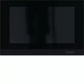 Hager RTQ601X Estación interior de vídeo IP con función manos libres 2 hilos 7 inch pantalla táctil blanco