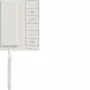 Hager RTQ640X Estación interior de audio con auricular para bus IP de 2 hilos, blanco polar