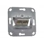 METZ CONNECT BTR E-DAT modul 8/8(8) UP0 Caja de conexión empotrable, Cat.6, 2x RJ-45, apantallada, protección antipolvo 1309121200-E-90