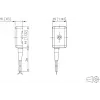 METZ CONNECT Sensor de fugas LKS 1 (110329) - Detección conductiva de fugas, cable de 2m, salida de relé