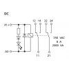 METZ CONNECT 11051025 Módulo de relé de potencia 24 V DC, 1 CO, 16 A, carril DIN, negro/naranja