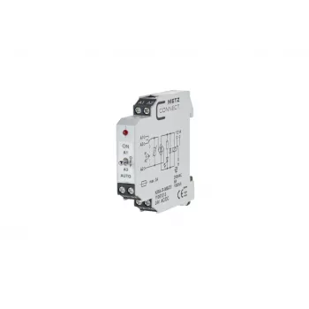 METZ CONNECT KRA-S-M6/21 Módulo de relé de acoplamiento 24V AC/DC 1 conmutador 8A blanco 11061213