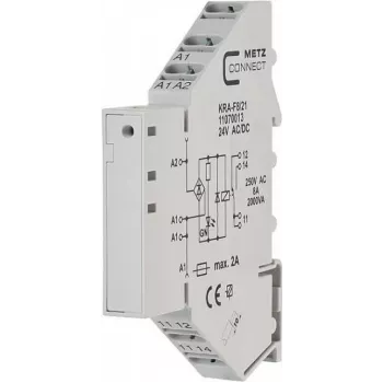 METZ CONNECT 11070013 Módulo de relé 24 V DC 1 CO blanco