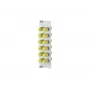METZ BTR 15024A0112-E OpDAT REGpro 12xST SM/MM cerámica placa frontal gris 3U/7HP