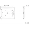 METZ BTR 130861-MSK-E set de ampliación de casetes de empalme de fibra óptica para carcasa modular AP