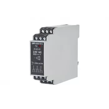 METZ CONNECT KRA-S12/21-21-21 relé de acoplamiento, bobina 24 V AC, 3 contactos conmutadores, blanco 11060913
