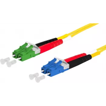 METZ CONNECT OpDAT 151P1JOJA20E cable de conexión LC-Duplex a LC-Duplex APC OS2, 2 m