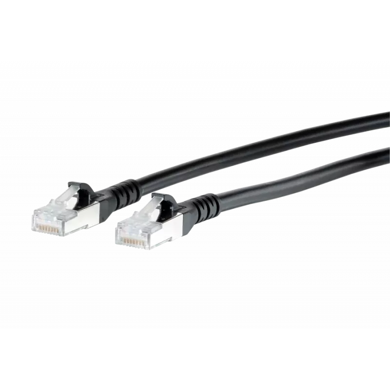 METZ BTR NETCOM 1308451500-E cable de red Cat6a S/FTP (S-STP) negro de 1,5m