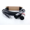 Cable adaptador en Y XLR Cordial EY 3 WMM jack TRS de 3,5mm macho a 2x XLR macho 3m 14872
